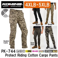 KOMINE PK-744 Protect Riding Cotton Cargo Pants 100% ORIGINAL