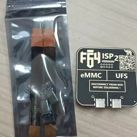 2026 Flash 64 F64 UFS/EMMC ISP V2 Adapter with Cables No Host Included Emmc UFS Repair Tools