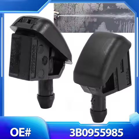 Xukey 2Pcs Front Windshield Washer Nozzle Jet Set For Skoda Fabia 6Y 5J Octavia 1U Roomster 5J For V