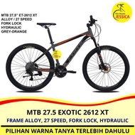 Sepeda Gunung MTB 27 5 Exotic 2612 XT Hydraulic 27 speed Fork Lock