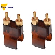 Professional Erhu String Adjusters(2pcs), Brass Fine Tuners for Precise for Erhu Tuning, Music Instr