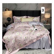 TENCEL SILK bedding set 3 Piece, 4 Piece, 5 Piece, high quality cool, silk bed sheet for 25cm mattre
