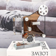 Crafts Living Room Crystal Casino Projector Hotel Bedside Table Modern Retro Ornaments Vertical Hall