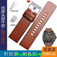 Strap Substitute Diesel Genuine Leather Watch Strap DZ4343DZ1657DZ4323 Men Women Couple Watch Access