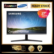 Samsung Monitor 27-Inch Curved LC27R500FHEXXM Black (FHD, VGA, VA Panel, 4ms, 1800R, Curved, HDMI, VESA, FreeSync)