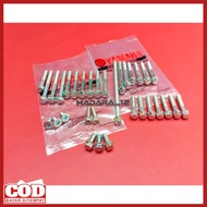 MESIN CALTER BOLT AND CRANKCASE BOLT YAMAHA F1ZR/BAUD ENGINE BLOCK BOLT YAMAHA F1ZR/ ENGINE BLOCK BO