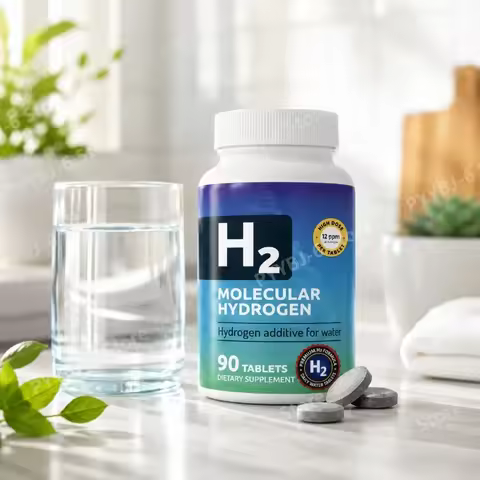 Hydrogen Water Tablets Magnesium 12 PPM H2 Molecular Hydrogen Effervescent Tablets for Drinking Wate