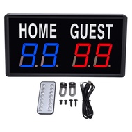 [Ship in 24h] LED Electronic Scoreboard with Remote Score Keeper for Games Basketball Table Tennis B