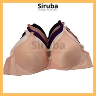 [SIRUBA] 168 Women's Cup A/B Breathable Non-Wired Padded Bra Size 36" - 42"
