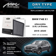 BMW F48 X1 xDrive20d 2.0L L4 Diesel 2015 to 2020 33-3025MX Max Racing Exhaust Performance Drop-in Dr