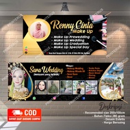 spanduk banner make up wedding salon kecantikan event EO pernikahan khitanan murah pernikahan salon 