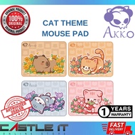 Akko Cat Theme Mouse Pad CAPYBARA / PINK ANGIE / GRAY MIMO / ORANGE KATE - Tecware Mouse pad