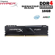 8GB 16GB DDR4 Ram 2133/2400/2666/3200MHz เดสก์ท็อปหน่วยความจำ PC4-17000/19200/21300/25600 1.2V 288พิน DIMM 8G 16G RAM DDR4หน่วยความจำ HyperX Fury ใหม่