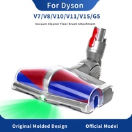 Suited for Dyson V7/V8/V10/V12/V15/G5 Dual-cone anti-tangle Laser Floor Brush with green light dust 