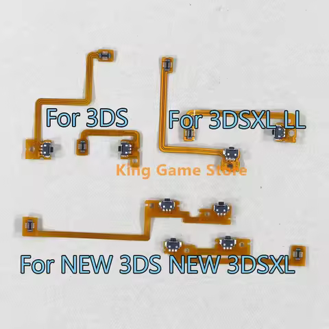 10sets Replacement Parts L R Button Flex Cable For 3DS 3DSXL LR Switch Flat Cable LR Ribbon For New 