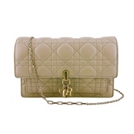 【二手】 Christian Dior 克里斯汀·迪奧 Lady Dior Logo錢包鏈，米色