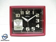 Seiko QHK024RN Quiet Sweep Second Hand Bell Alarm Clock