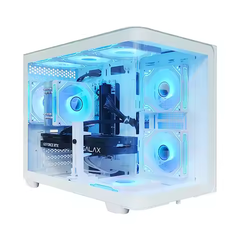 Hot Selling Gamer Processor New White 16gb Ram Ssd 1tb Hdd RTX5060 512GB Ssd Gaming Desktop Computer