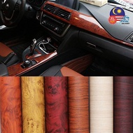 1Meter Car Decal Roll Vinyl Wood Grain Sticker Body Cover Wrap Perodua Viva Elite Myvi Lagi Best Ico