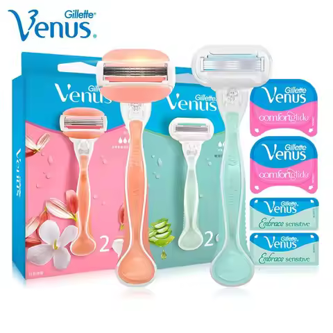 Gillette Venus Female Razor 5 Layers Blades with Lubricating Soap Sensitive Safe Shaving Hair Remova