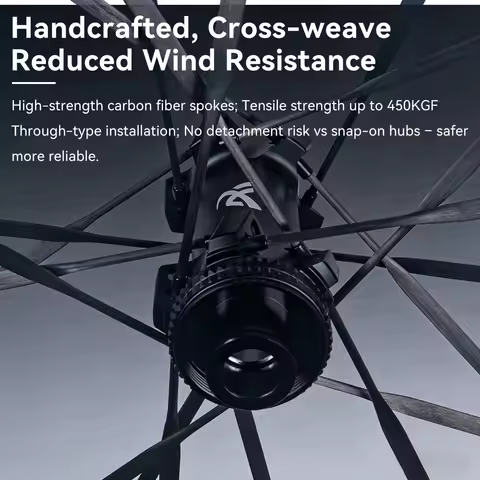 RUJIXU Carbon Wheelset UCI Approved Carbon Rim 700C Tubeless Disc Brake Wheels Road Cycling Carbon S