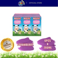 🔥HOT DEAL🔥MARIGOLD UHT FULLCREAM/ LOW FAT/ CHOCO/STRAWBERRY MILK (6 x 200ML)🔥