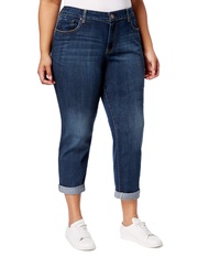 Womens Plus Mika Five-Pocket Mid-Rise Ankle Jeans