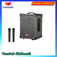 Speaker GMC 899 P suara cetar membahana free mic 2 dan ada 2 lubang mic+colokan gitar