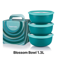 Tupperware รุ่น Blossom Bowl ขนาด 1.3L (สั่งครบ3ใบจะได้กล่องสินค้าด้วย)