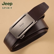JEEP SPIRIT | เข็มขัดหัวอัตโนมัติหนังแท้ ใหม่ 2025