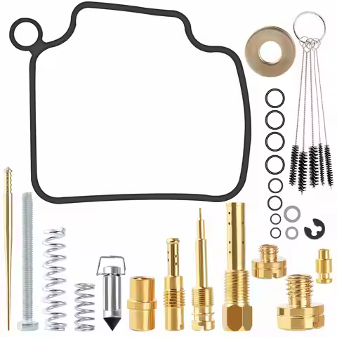 Carburetor Rebuild Kit Compatible with ATV TRX350 Rancher TRX350TM TRX350TE TRX350FM TRX350FE 2000 2