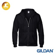 Sweatshirt - Black ( Unisex ) 88600 GILDAN Adult Full Zip  Hooded
