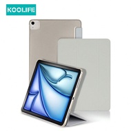 1ชิ้น กรณีป้องกันแบบ Koolife Anti-Drop Tri-Fold Soft-Touch Matte Translucent Full สำหรับ iPad 10th G