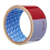 Steve & Leif Grade A Automotive Reflective Tape (48mm x 3M) (Red/Silver)