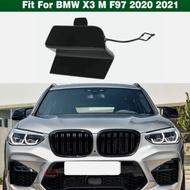 Front Bumper Tow Hook Eye Cover Trailer Cap For BMW X3 M F97 2020 2021 X4 2020