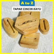 AtuZ Tapak Kayu Bekas Cincin Hantaran Aesthetic Dulang Hantaran Perkahwinan Pertunangan Wedding Enga