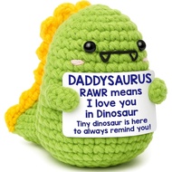 OCCdesign Mini Dad Gifts for Daddy from Daughter Son Wife I Love You Dad Handmade Crochet Father's D