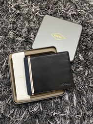 FOSSIL Branded Mens Bifold Leather Wallet