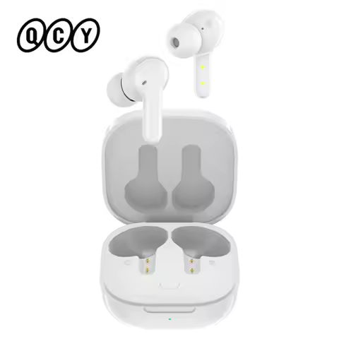 QCY T13 Bluetooth Headphone V5.1 Wireless TWS Earphone Touch Control Earbuds 4 Microphones ENC HD Ca