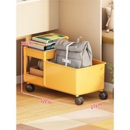 全城熱賣 - 書包置物架 可移動小推車學習桌下書本分層收納櫃學生書包放置