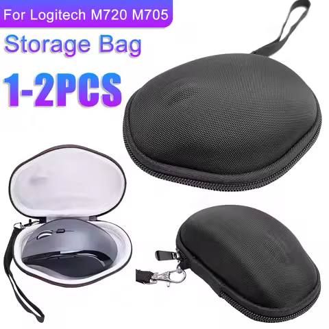 Shockproof Wireless Mouse Storage Bag Carrying Case for Logitech M720 M705 Storage Box Case Zipper H