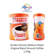 Dunkin Donuts Medium Roast Blend Ground Coffee 1.27kg