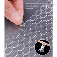 【CH】 Clear Adhesive Dots Sticker Clear Mounting Dots for Figurine Display Phone Stand