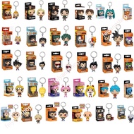 Funko Pop Keychain Naruto Dragon Ball One Piece Demon Slayer Attack on Titan My Hero Academia Hatsune Miku Action Figure Model