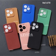 Itel A70 Softcase Procamera silicon Matte Case full cover Itel A70 CPRO