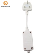 13A AC240V Leakage Protection Rcd Socket Adaptor Home Circuit Breaker Leakage Protection Plug- Uk Pl