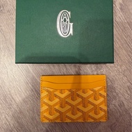 GOYARD Saint-Sulpice card wallet Initials yellow 卡夾 黃色