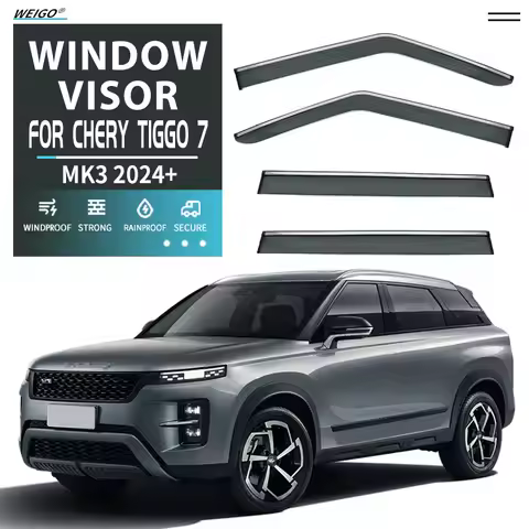 For Chery Tiggo 7 2016-2024+ Car Window Visor Awning Shelters Windshield Side Window Rain Sun Shade
