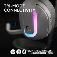 Logitech G522 Lightspeed Wireless Gaming Headset Black – Rgb Lighting, 48khz Mic, Usb-c & Bt