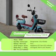 Sepeda Listrik Goda 140 D NEW Golden Monkey